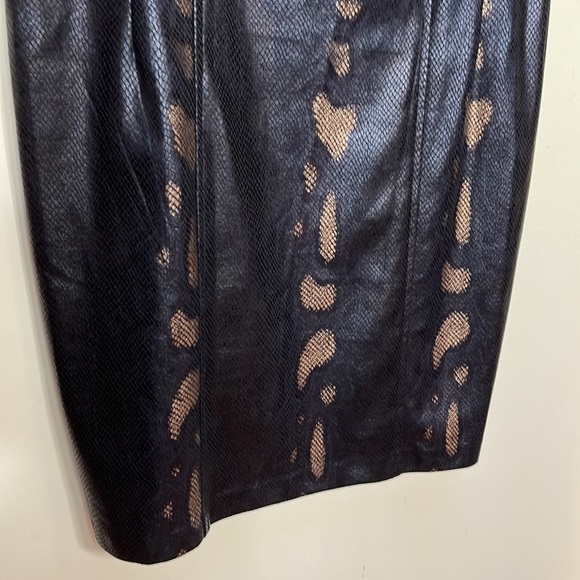 Emma & Michele Reptile Snake Print Sleeveless Dress - Picture 5 of 10